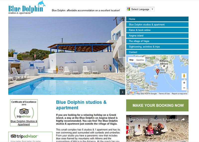 Accommodation in Vagia on Aegina island