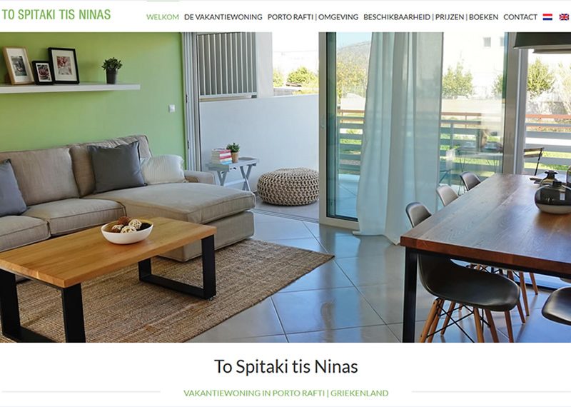 Holiday accommodation in Porto Rafti in Greece