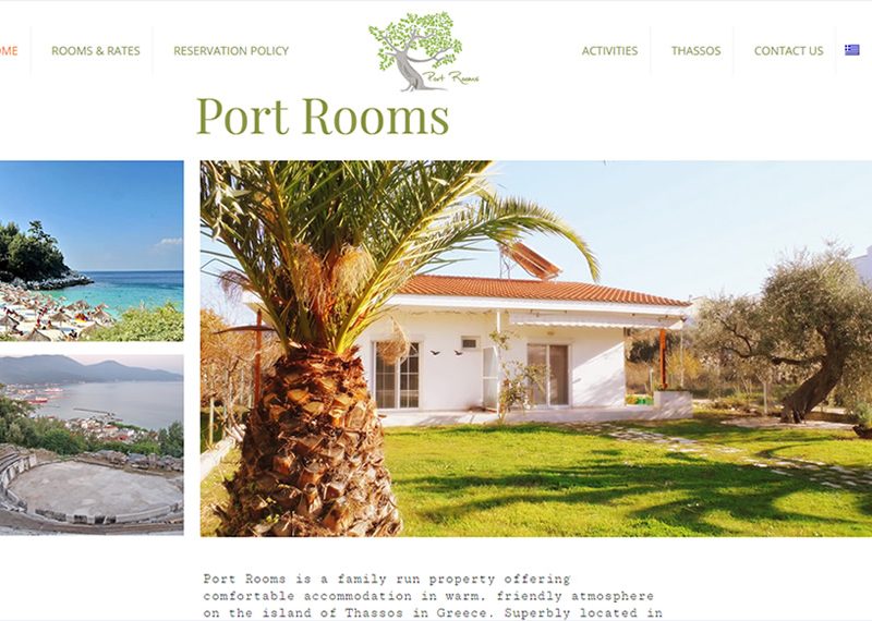 Rental rooms in Thassos